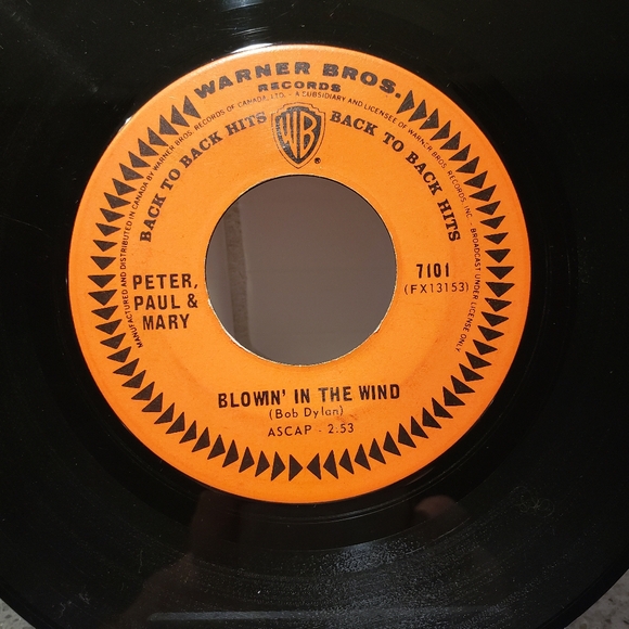 45 rpm record Peter Paul & Mary. - Picture 2 of 2